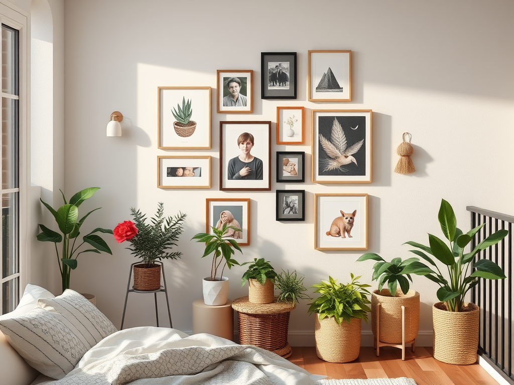 Image for Display Items on a Gallery Wall: