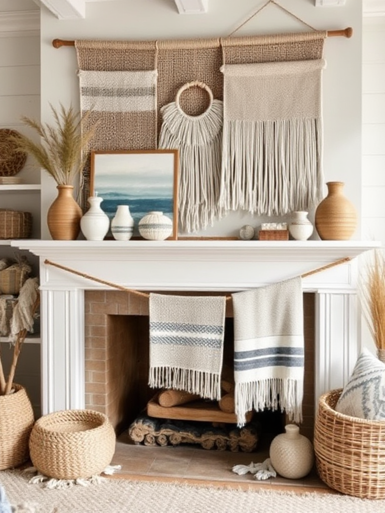 Coastal Mantel Decorating Ideas