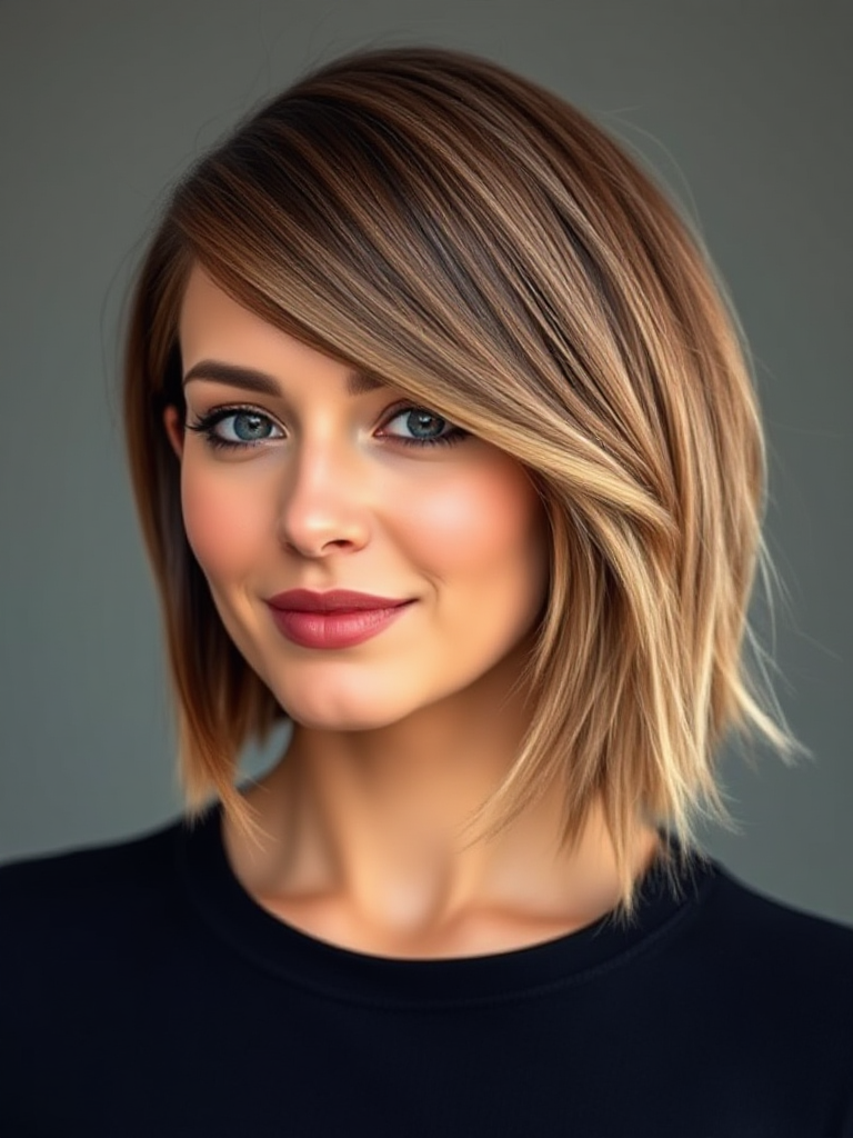 Chin-Length Asymmetrical Haircut