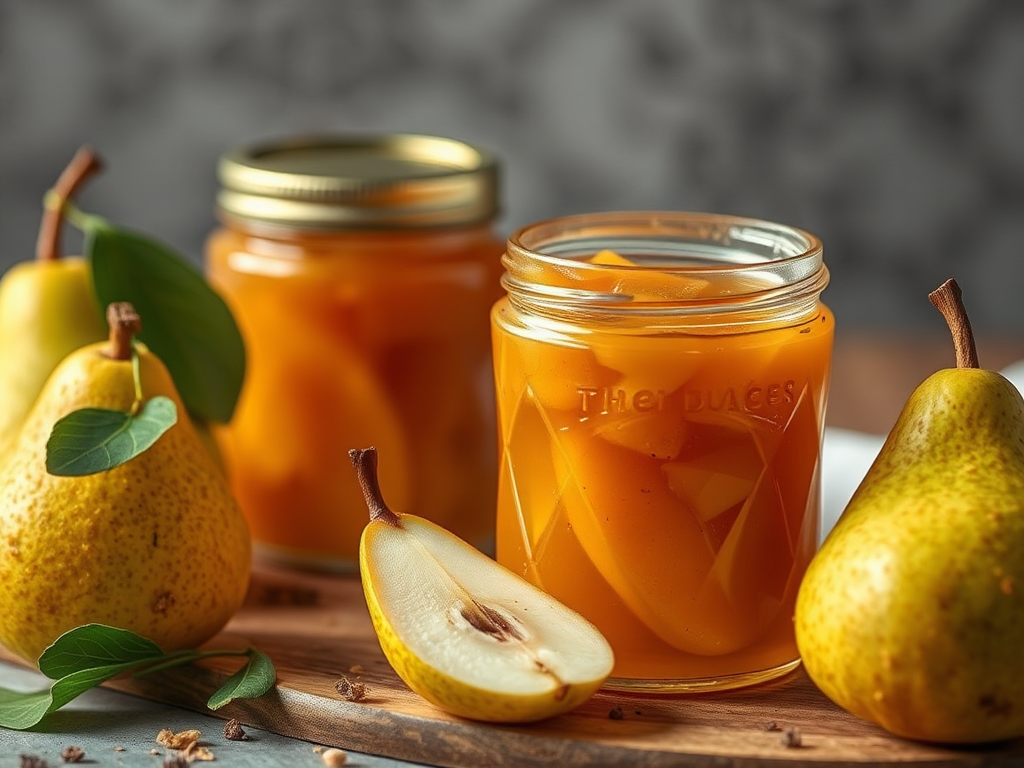 Image for Pear Bourbon Preserves: