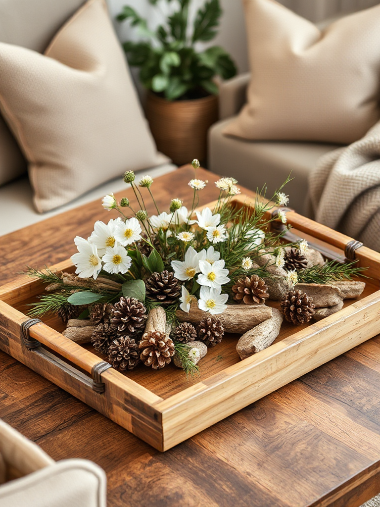 Coffee Table Tray Decor Ideas