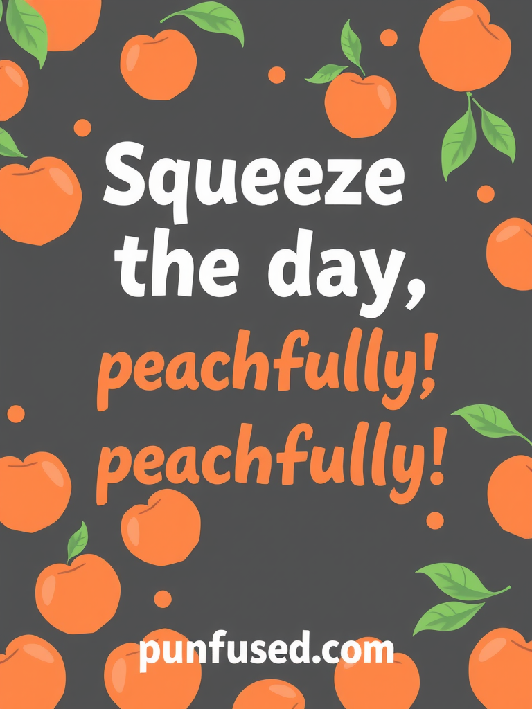 peach puns