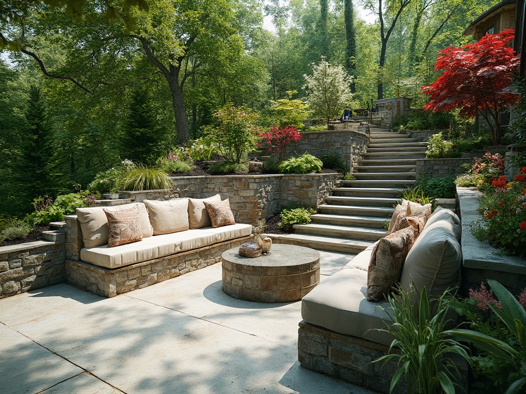 Retaining Walls with Seating