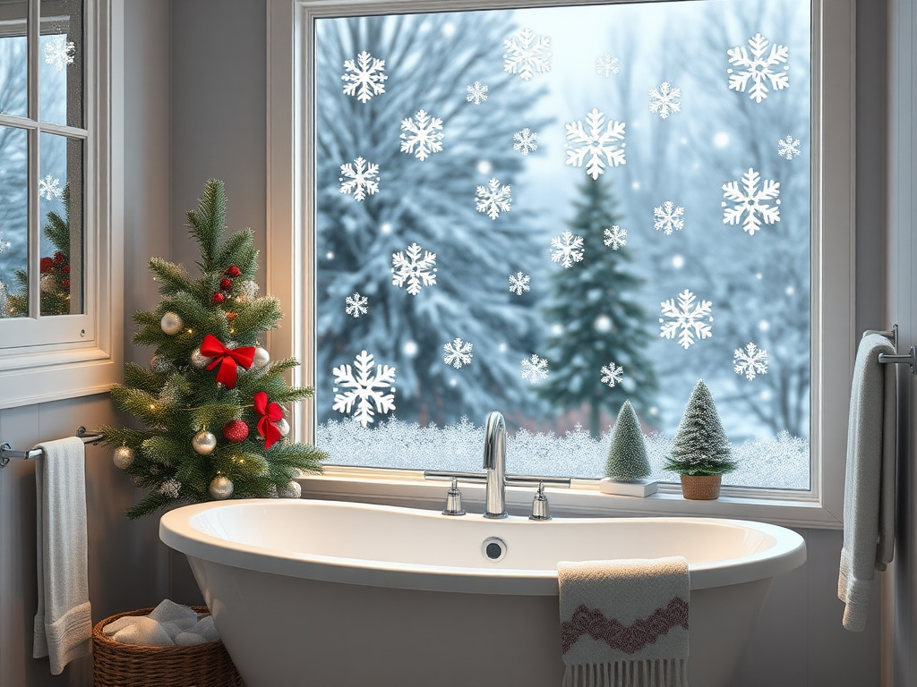 Image for Snowflake Window Clings: