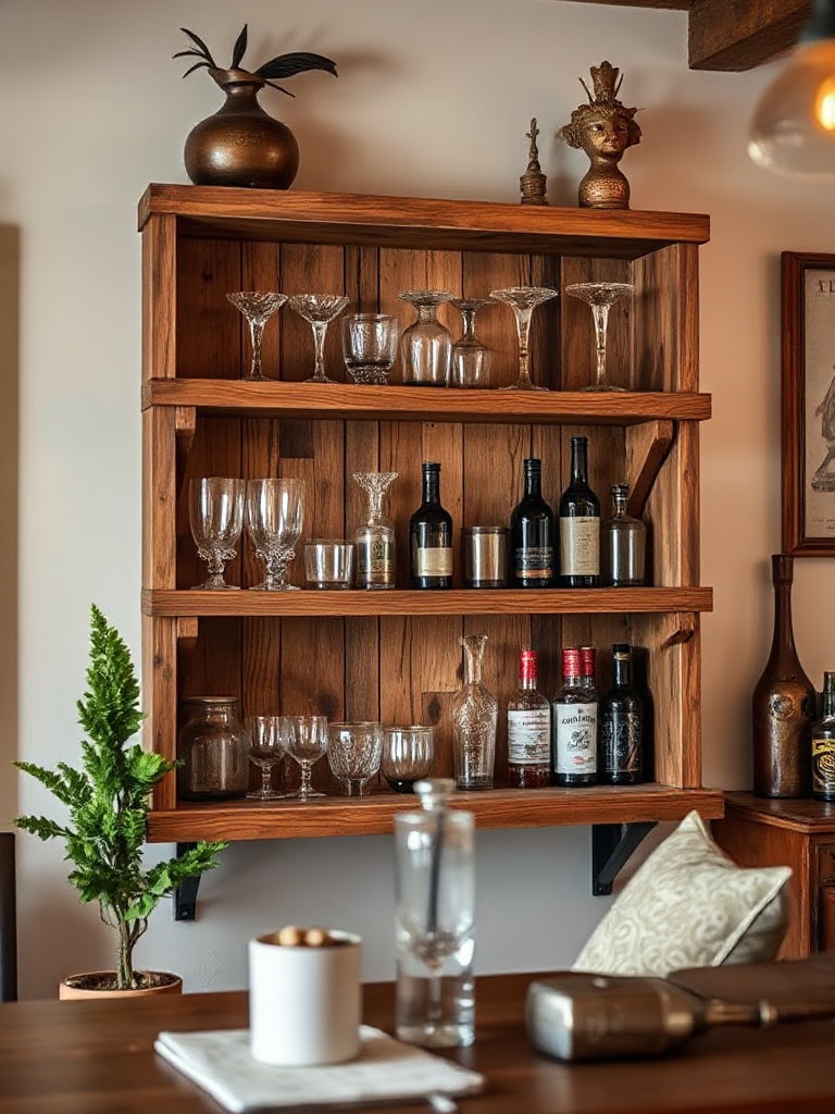 Home Bar Shelf Ideas