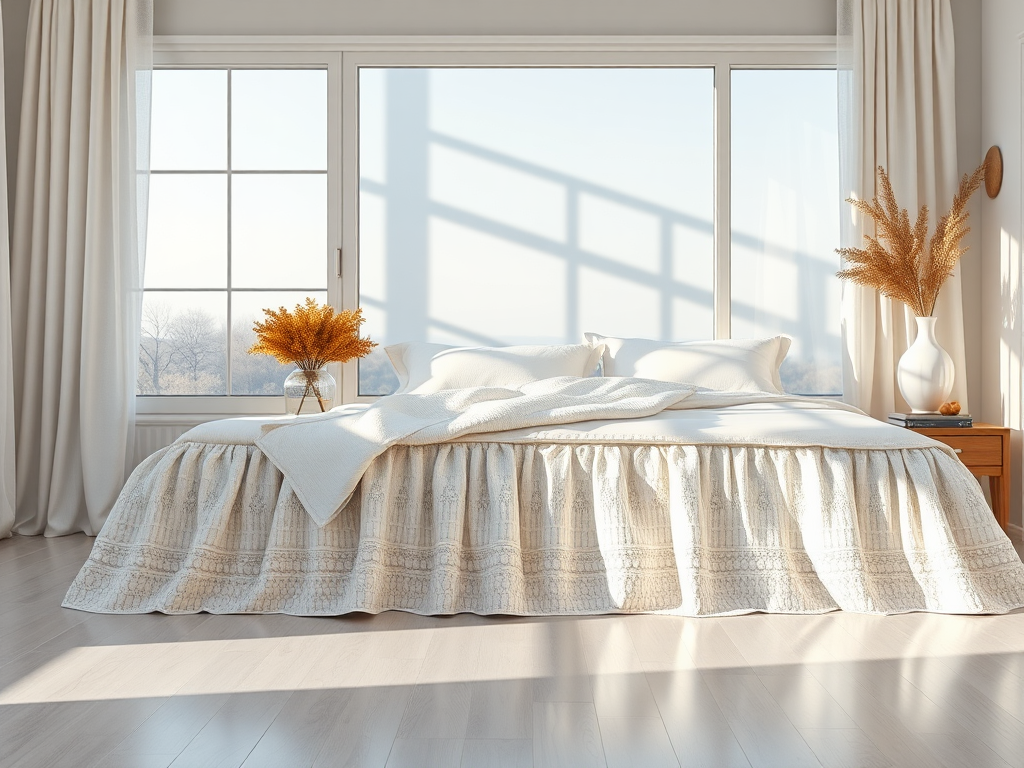 Image for Textured Bed Skirts: