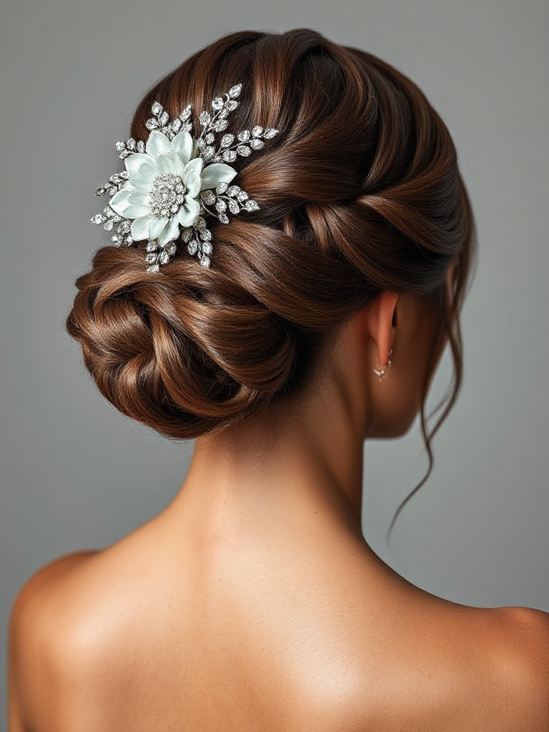 Elegant Updo for Long Hair