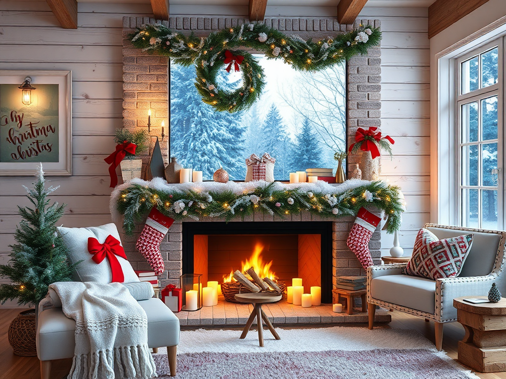 Image for Cozy Christmas Mantel