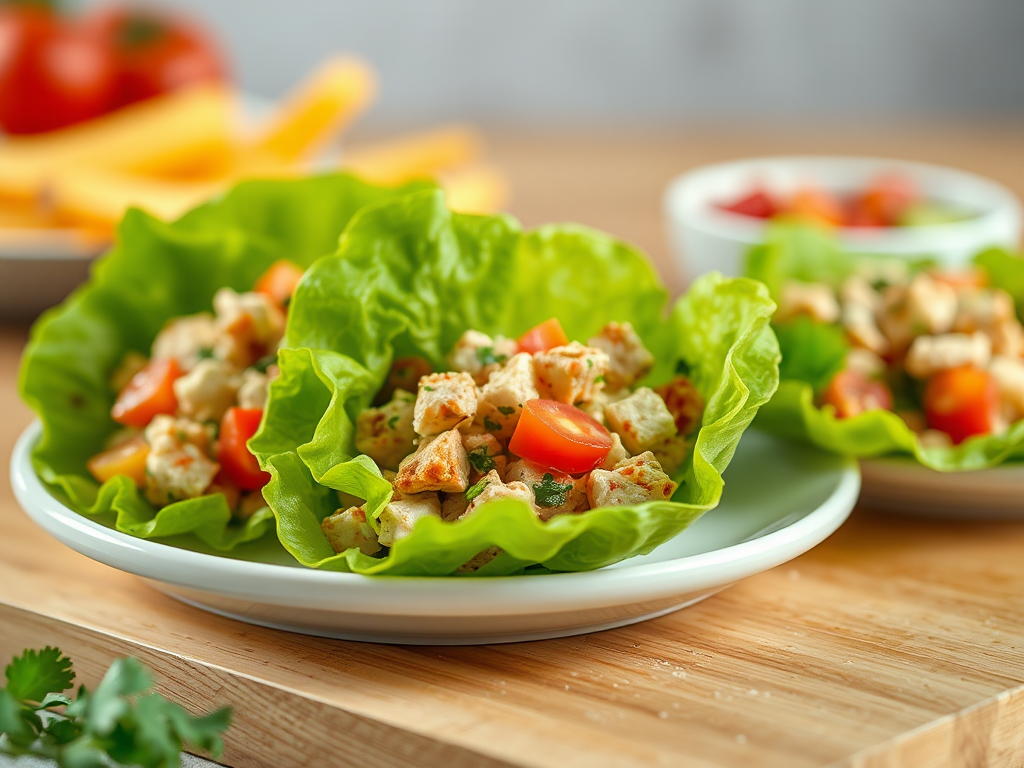 Image for Chicken Salad Lettuce Wraps