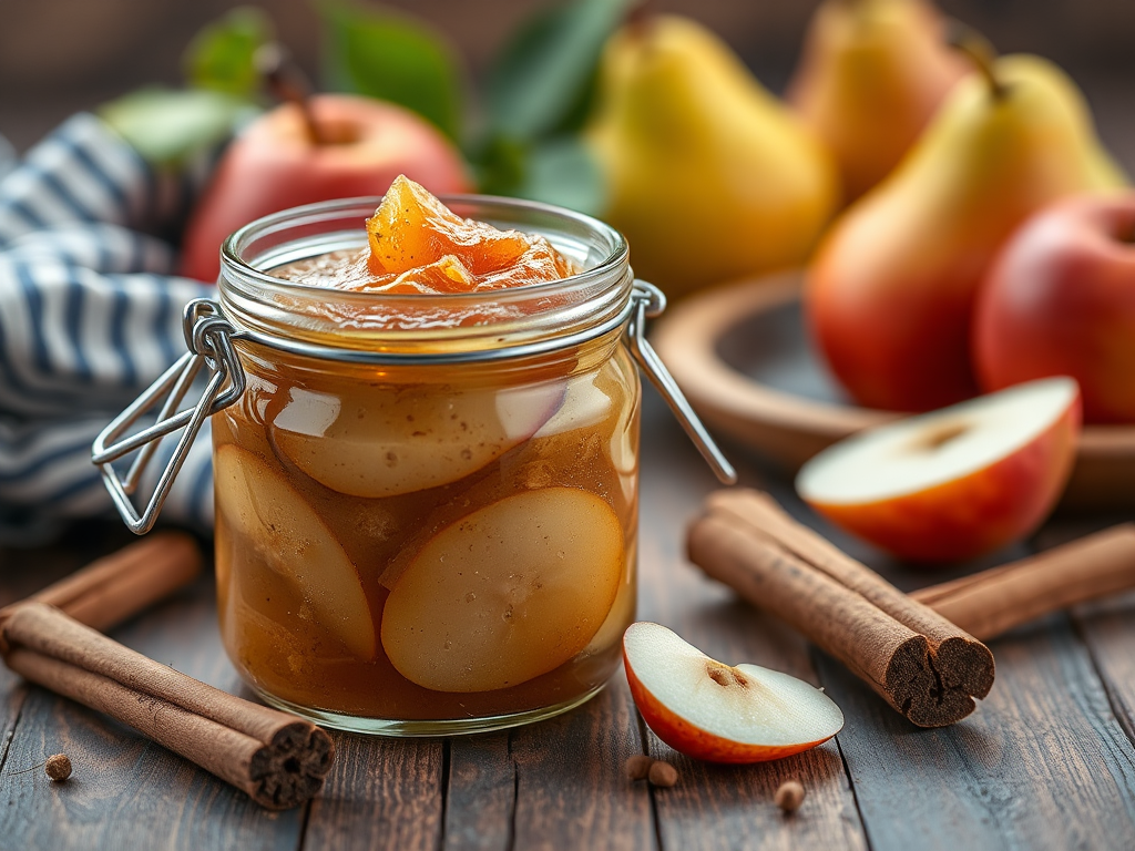 Image for Pear Cinnamon Apple Butter: