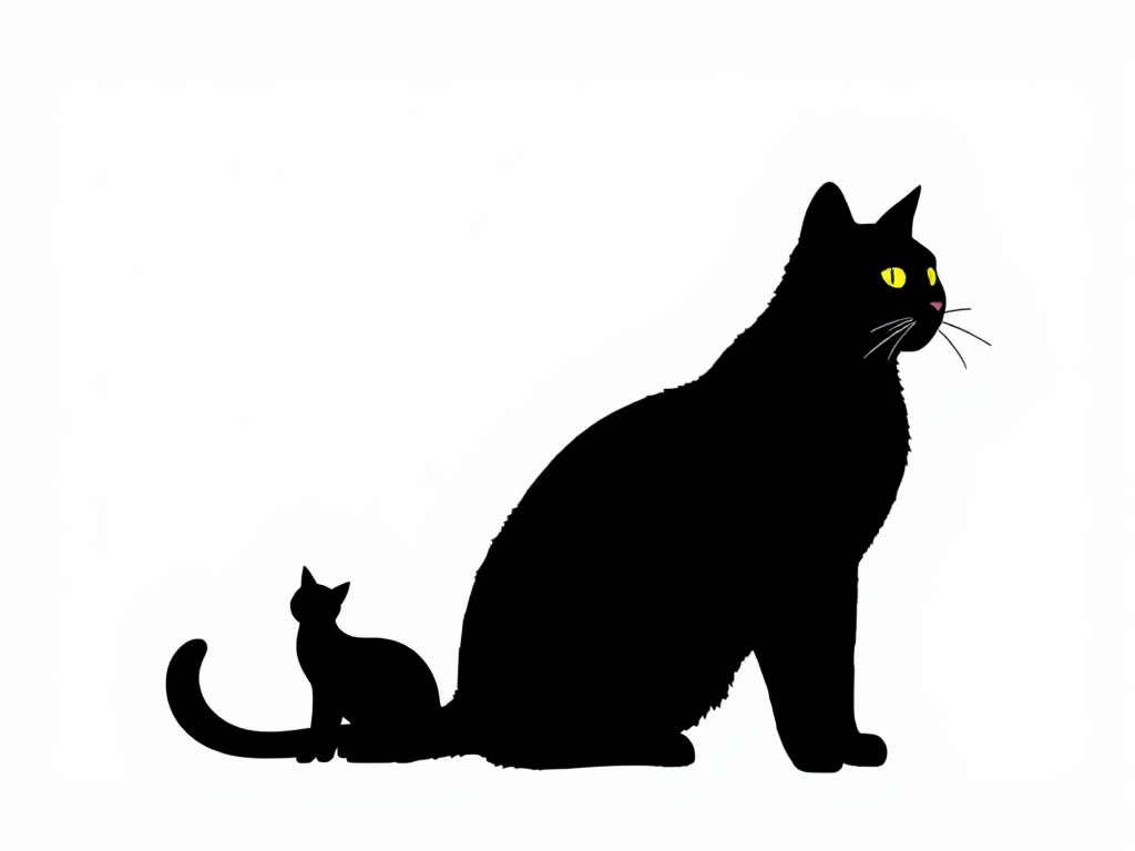 Image for Black Cat Silhouettes