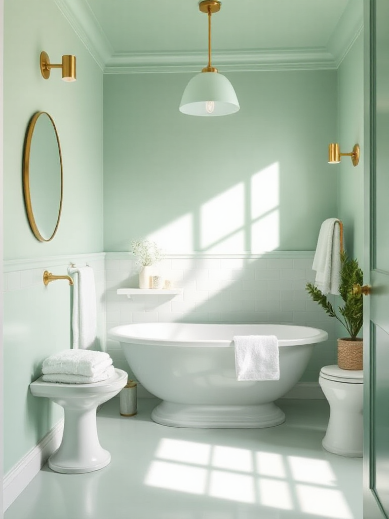 Fresh bathroom paint color ideas