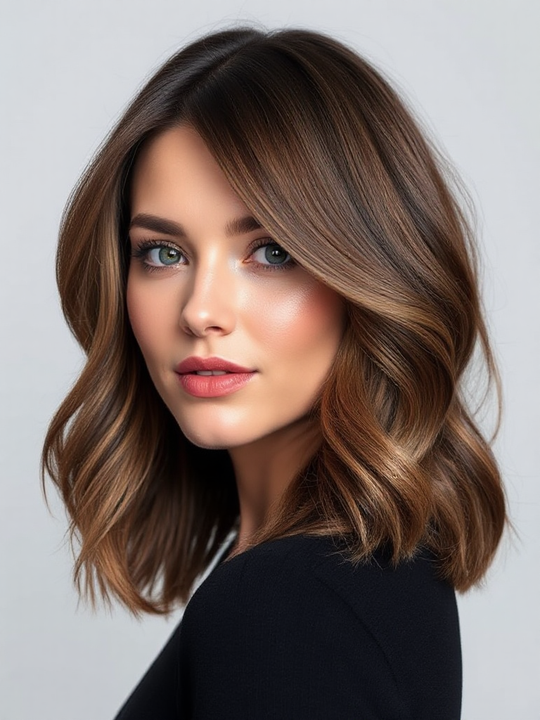 Medium-Length Hair with Layers