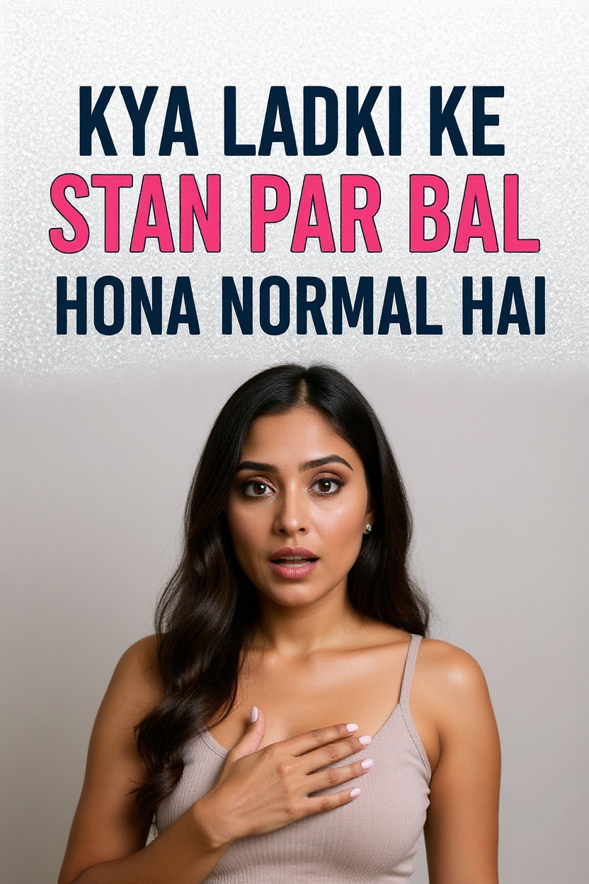 Kya ladki ke stan par bal hona normal hai
