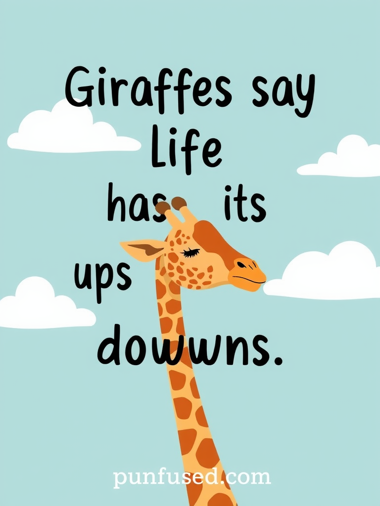 giraffe puns