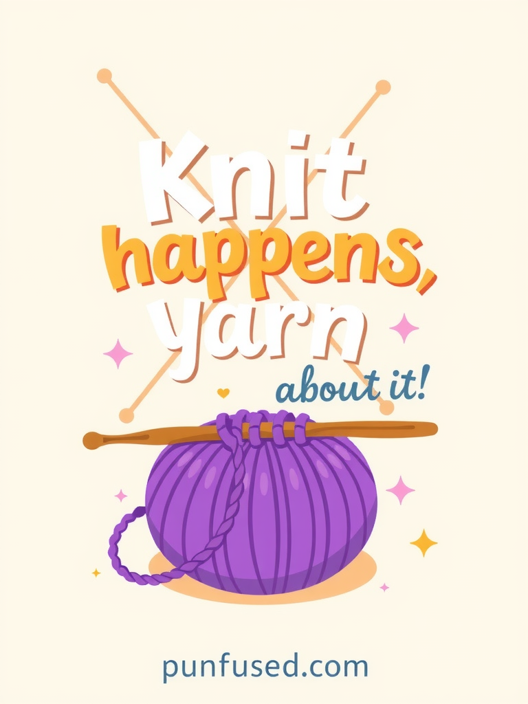 knitting puns