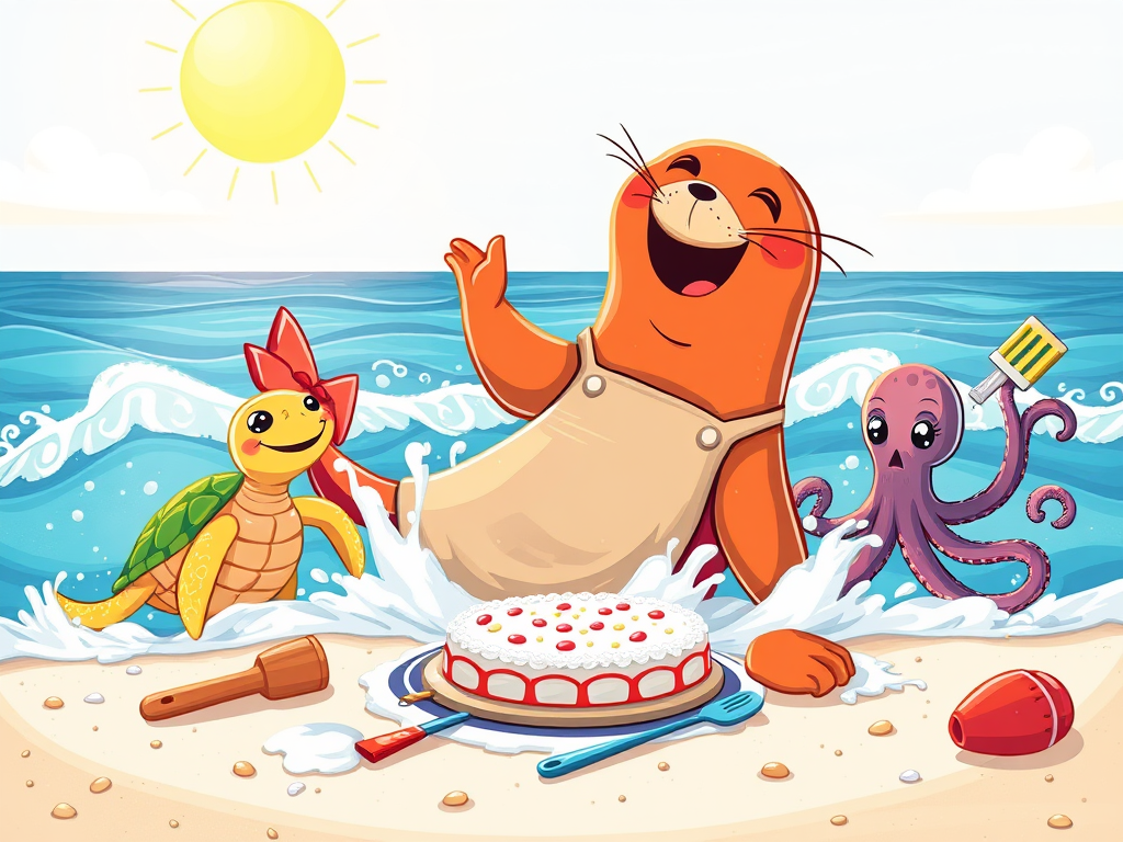 The Great Cake Adventure of Sammy the Seal