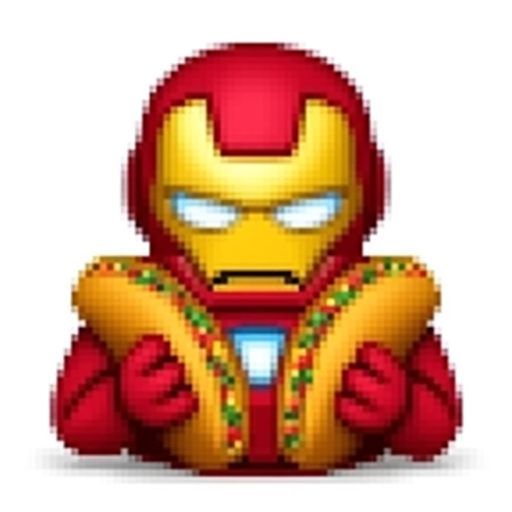 Iron Man eating Tacos