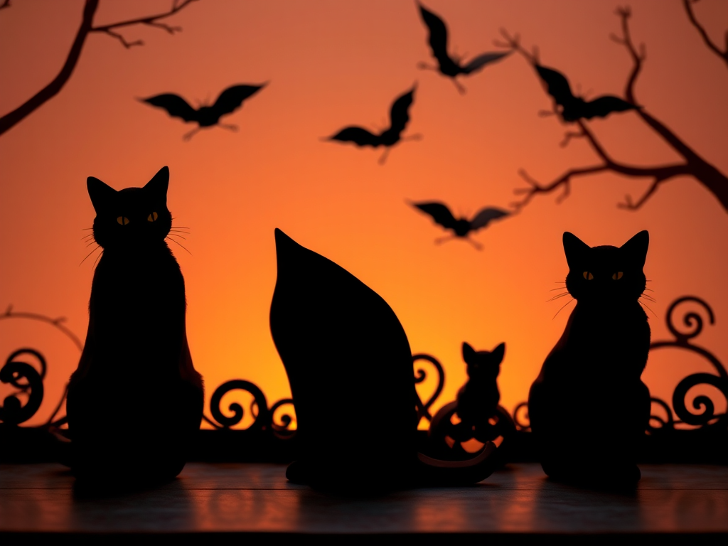 Image for Black Cat Silhouettes