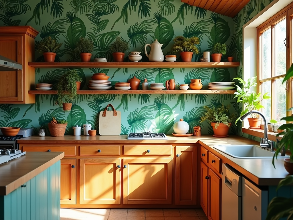 Tropical Cottage Kitchen Inspiration