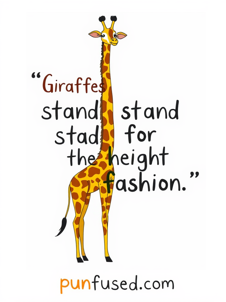 giraffe puns