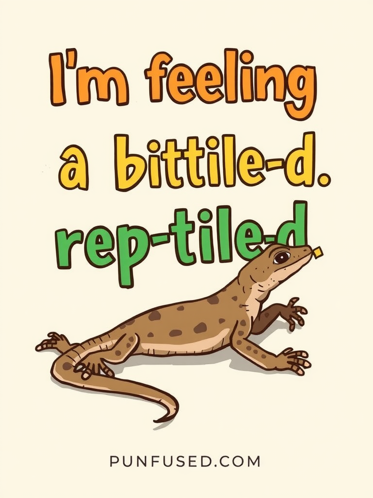 lizard puns