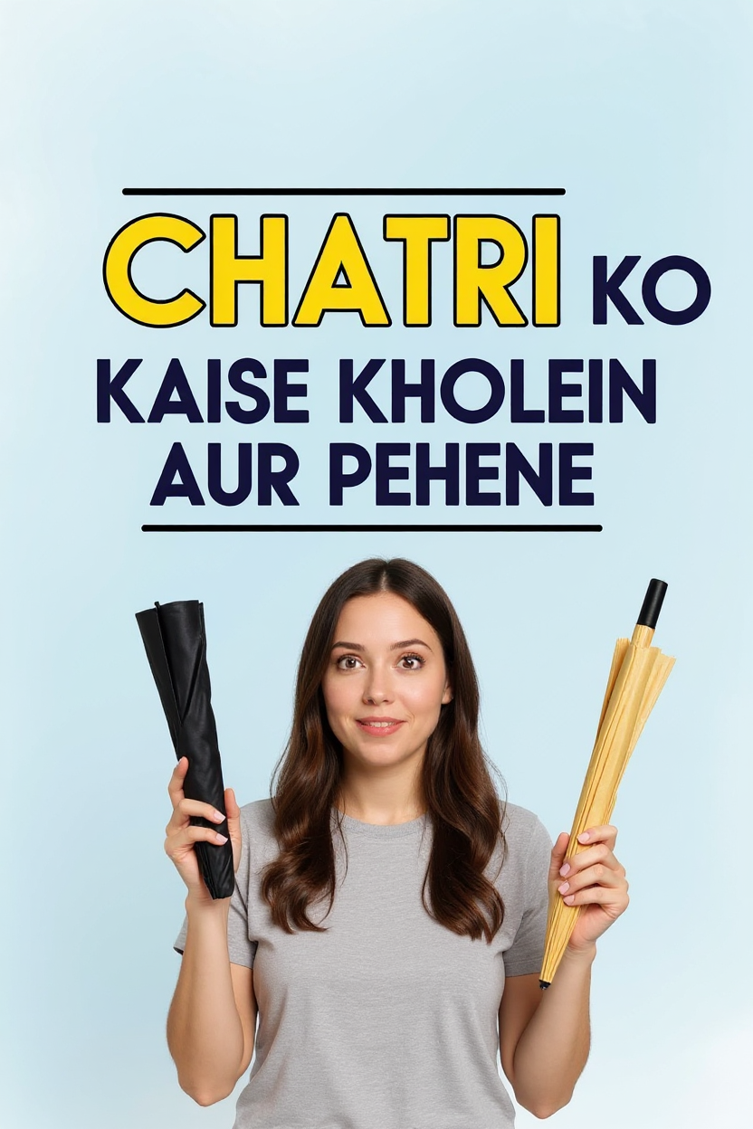 Chatri ko kaise kholein aur pehene