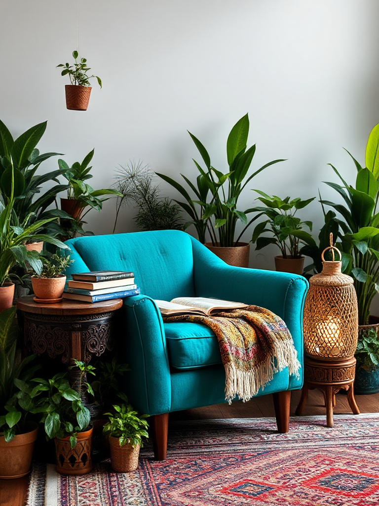 Boho Reading Nook