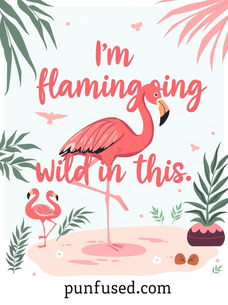 flamingo puns