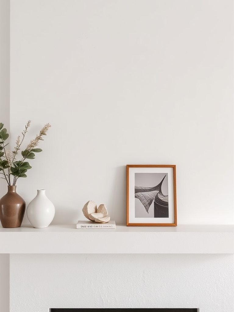 Minimalist Mantel Decorating Ideas