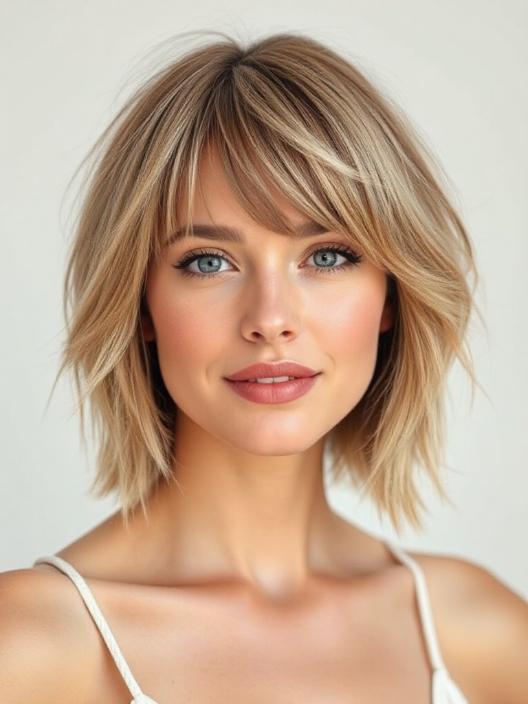 Medium-Length Shag Haircuts