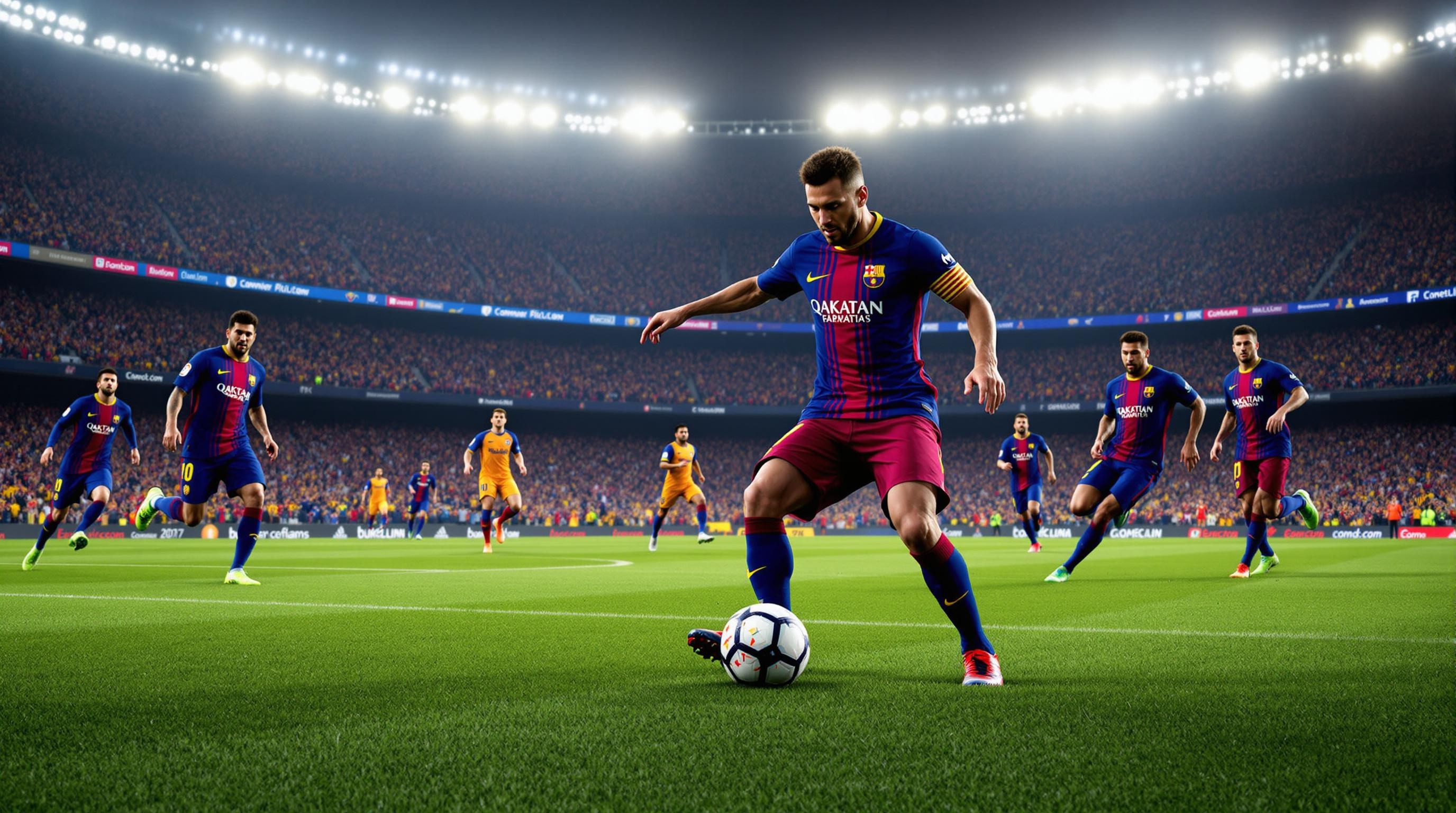 초반부터 기선을 제압한 바르셀로나