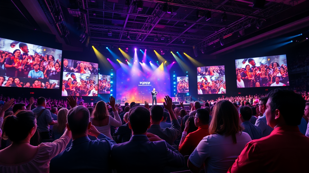 예배의 밤 콘서트 장면 이미지