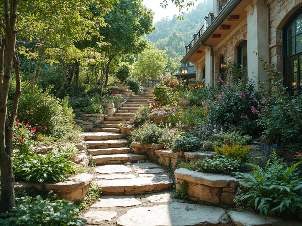 Rocky Terraced Layers