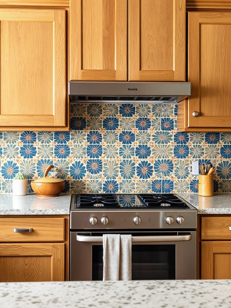 Kitchen Backsplash Ideas With Oak Cabinets