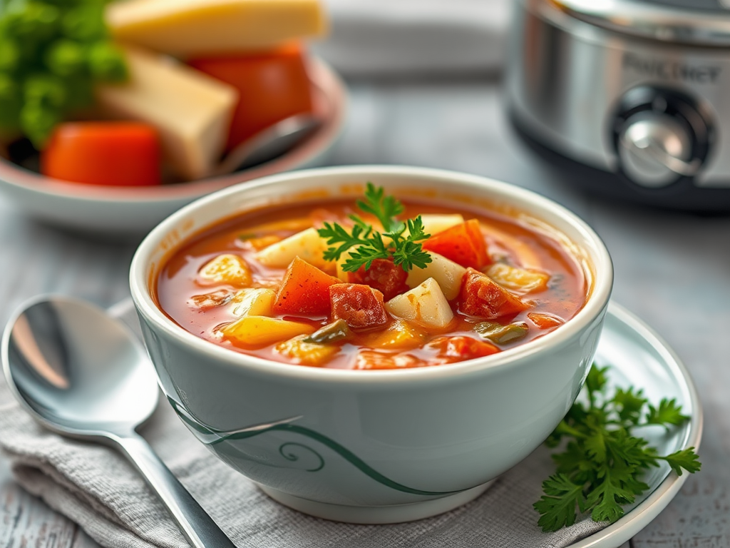 Image for Slow Cooker Vegetable Soup