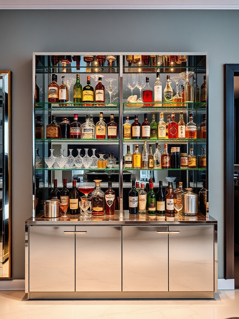 Home Bar Shelf Ideas