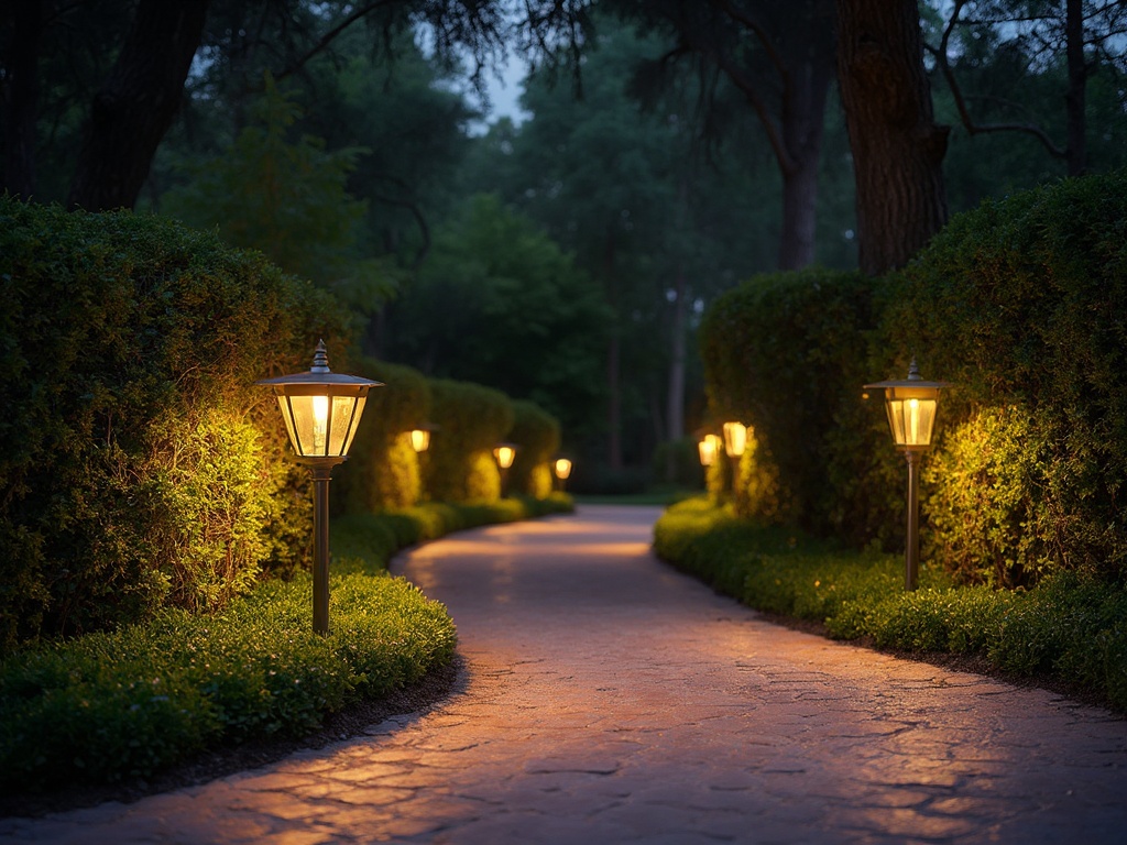 Solar-Powered Pathway Lights