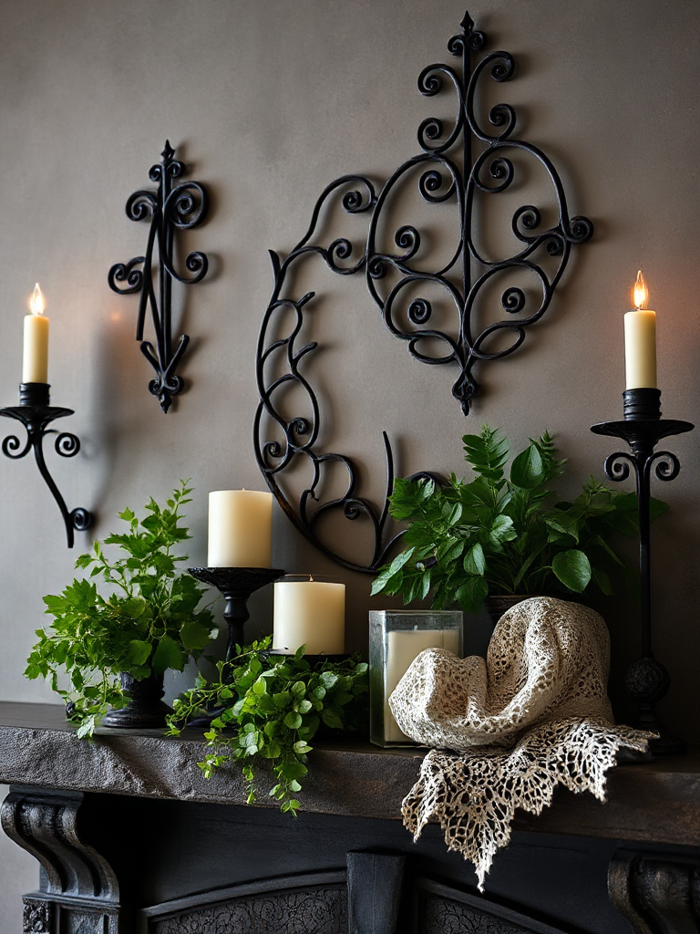 Gothic Mantel Decoration Ideas