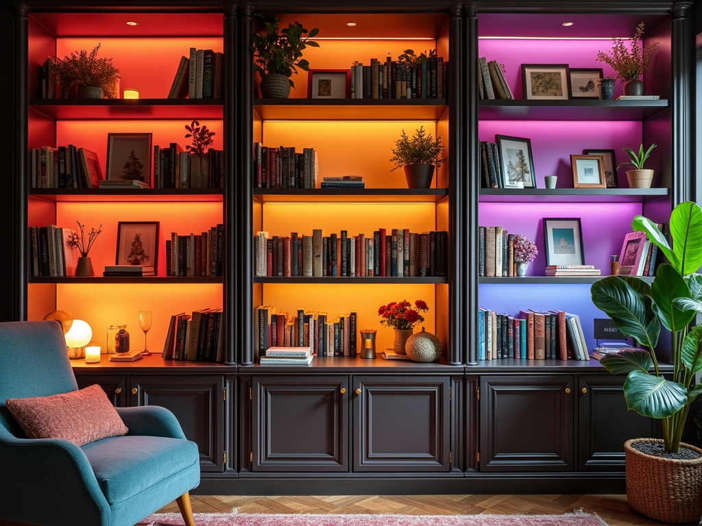 Transform Your Space with Color-Coded Shelves! 🌈📚