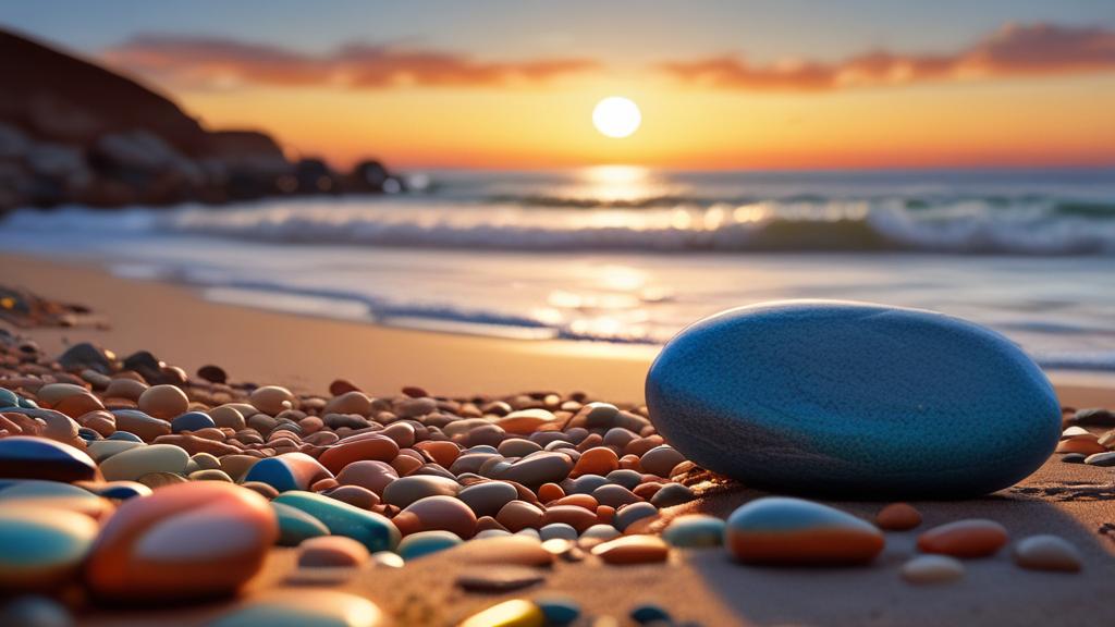 168-candy-style-sunset-over-a-pebbled-beach