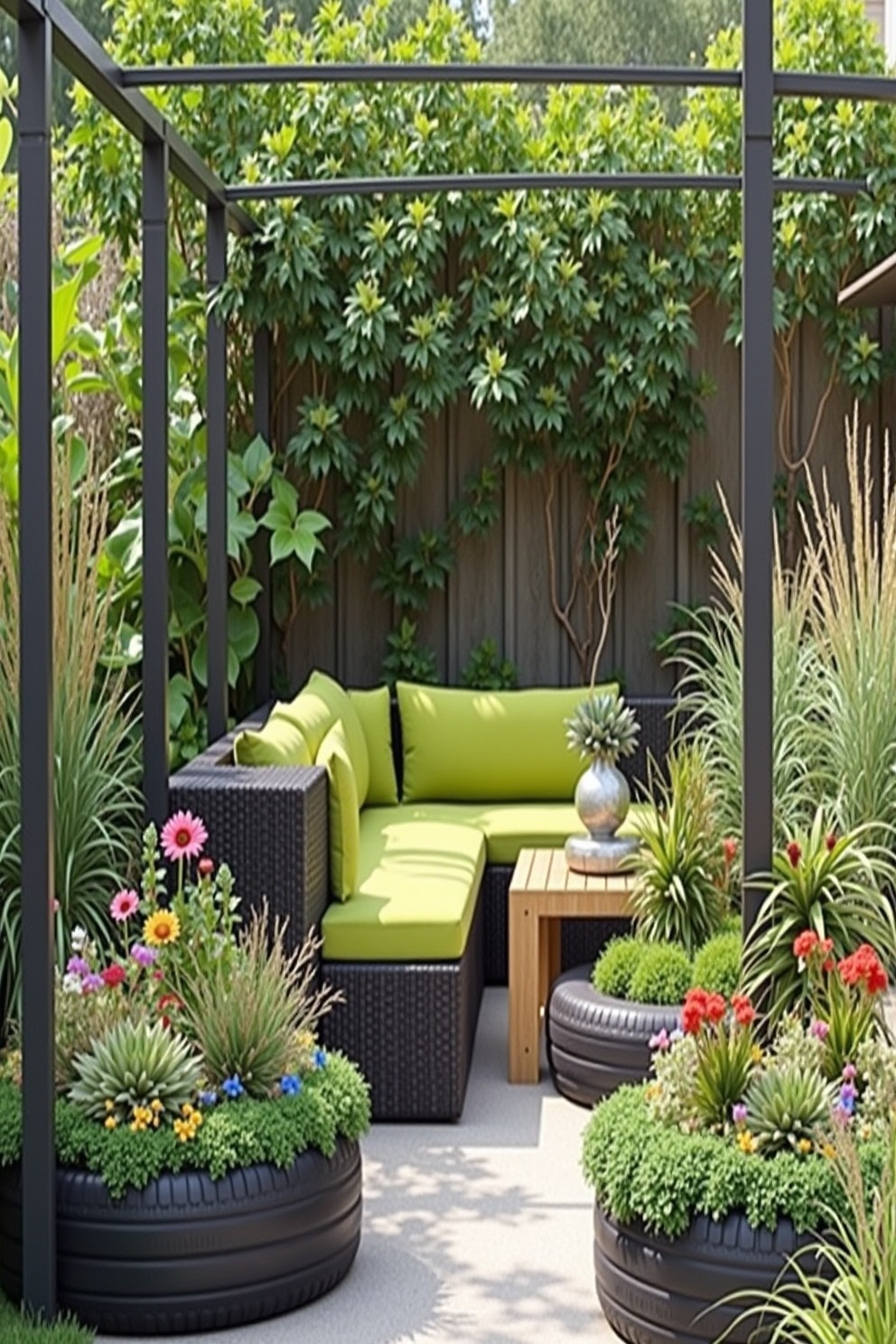 Creative Tire Planter Ideas