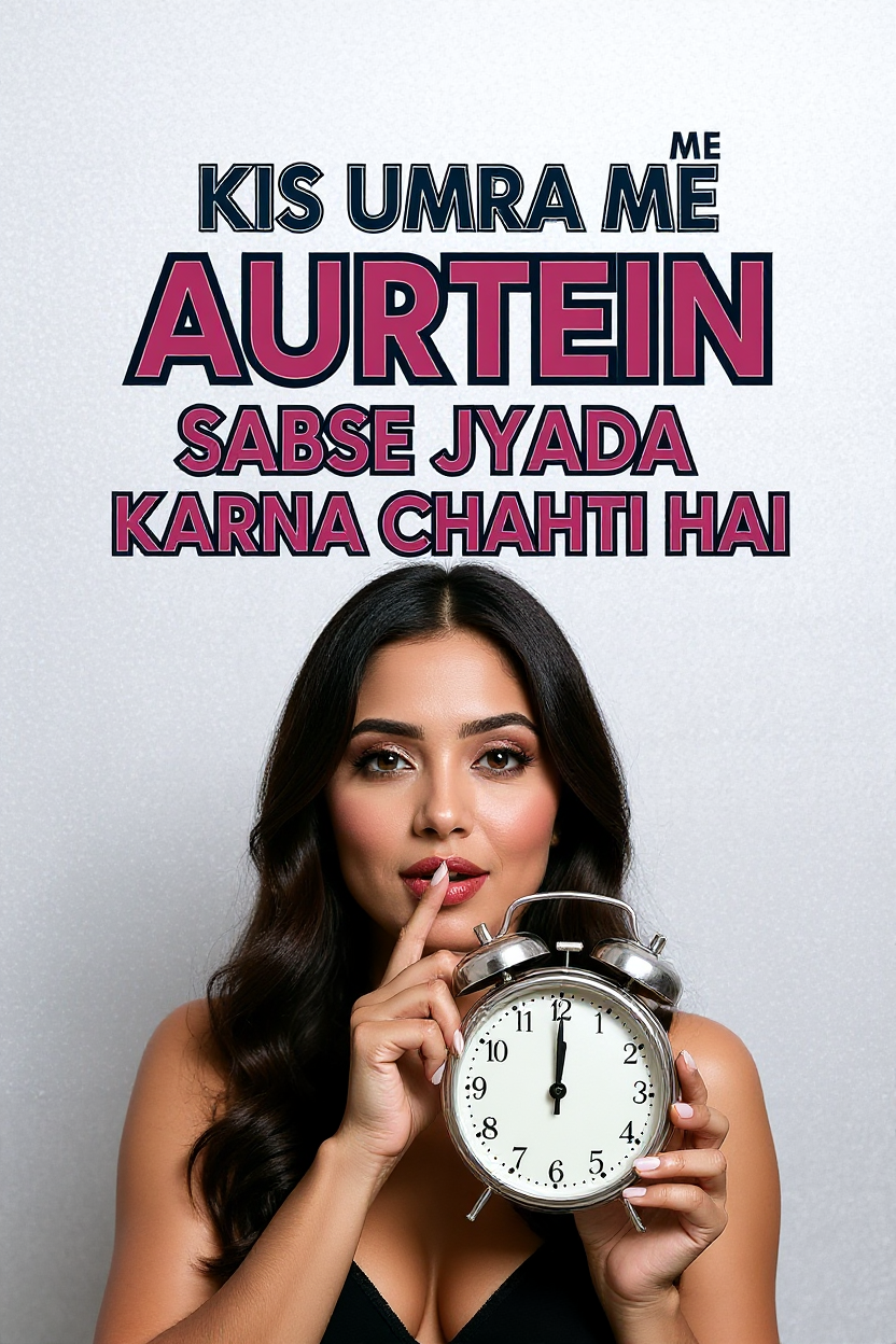 Kis umra me aurtein sabse jyada karna chahti hai