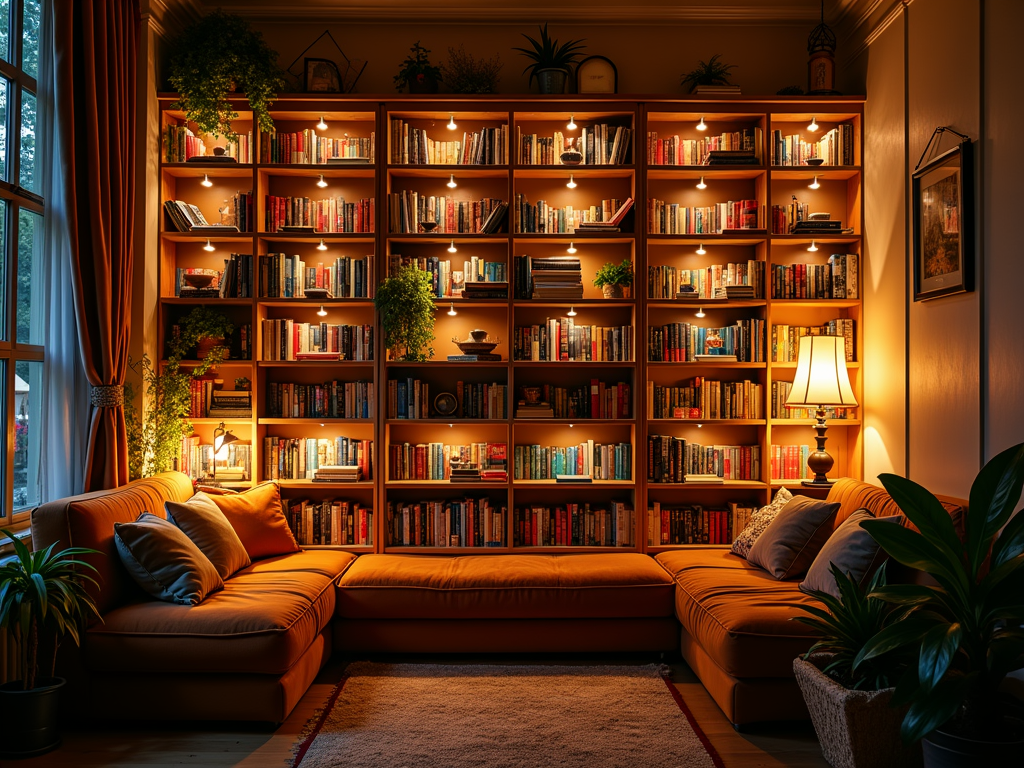 Lighting It Up: Cozy & Creative Bookshelf Illumination Ideas