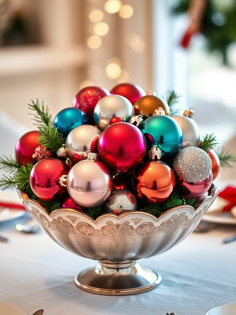 Super Easy Christmas Centerpieces