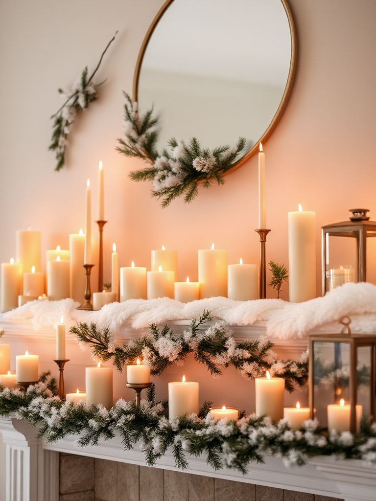 Winter Mantel Decorating Ideas