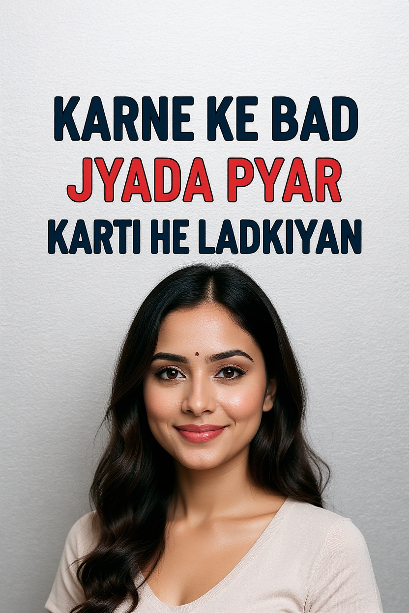 Karne ke bad jyada pyar karti he ladkiyan