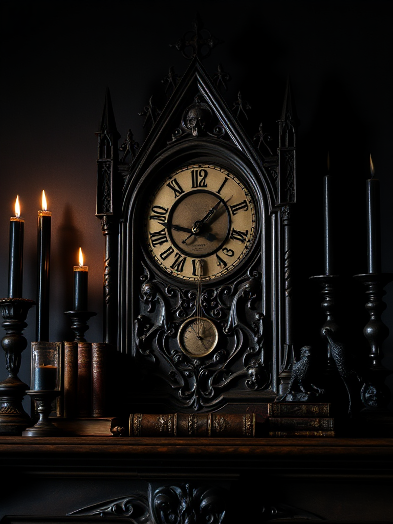 Gothic Mantel Decoration Ideas