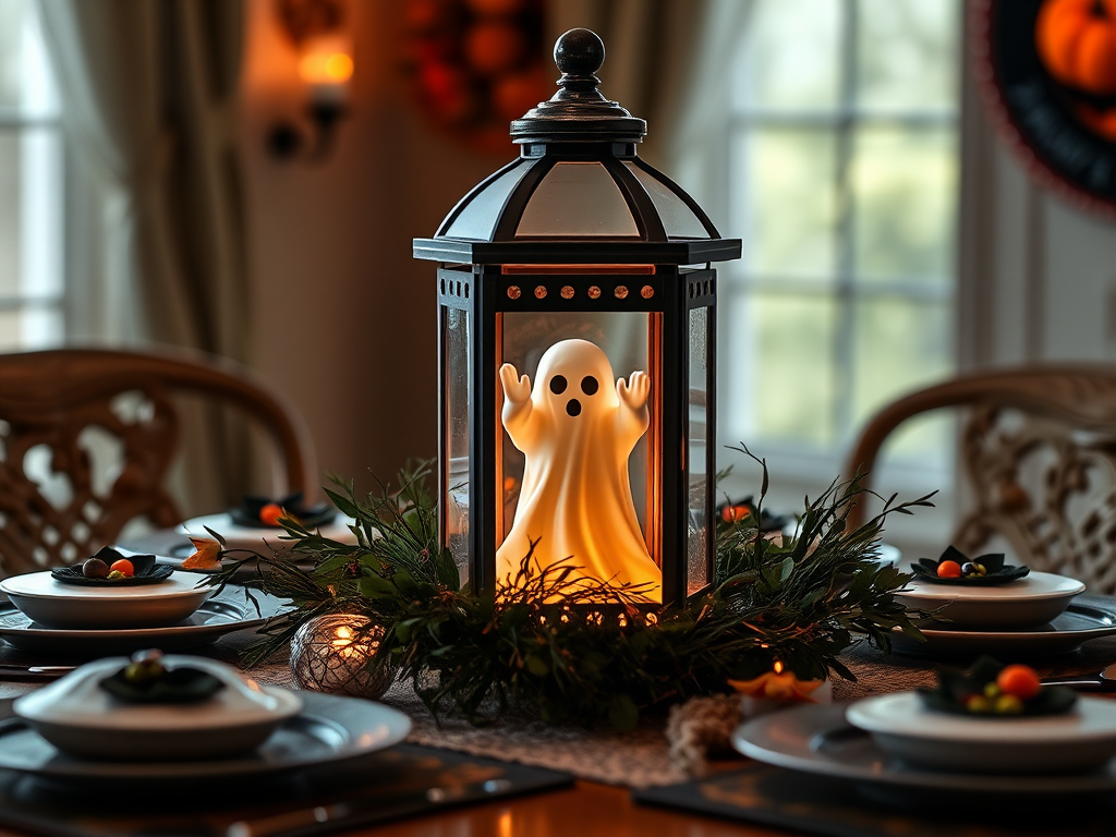 Image for Ghostly Lantern Centerpiece