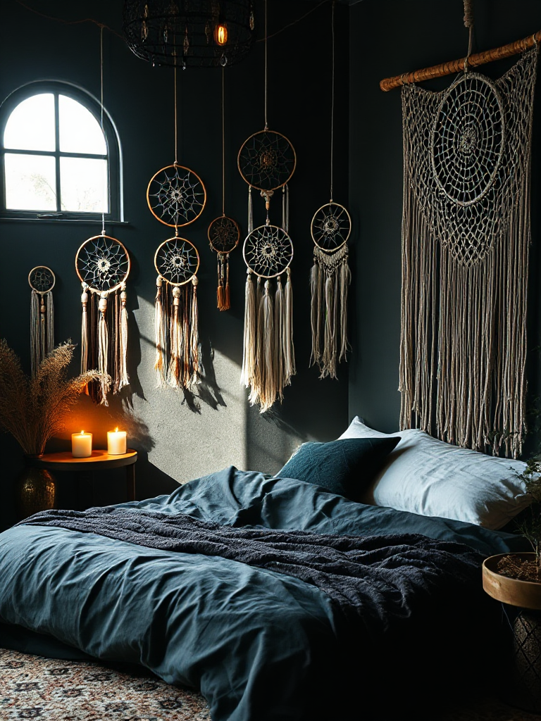 Dark Boho Bedroom Ideas